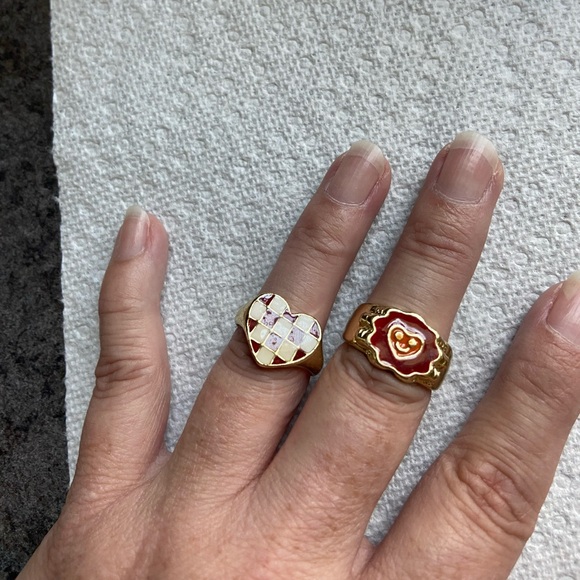 Colorful Assorted Rings Set - Picture 6 of 6